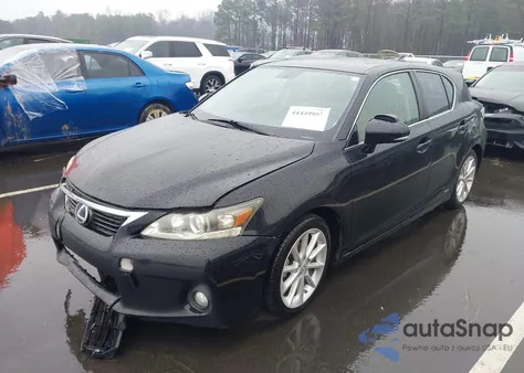 2012 Lexus Ct 200H Premium from USA, damaged, VIN JTHKD5BH1C2075908